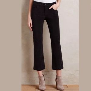 Anthropologie Black Cropped Pants